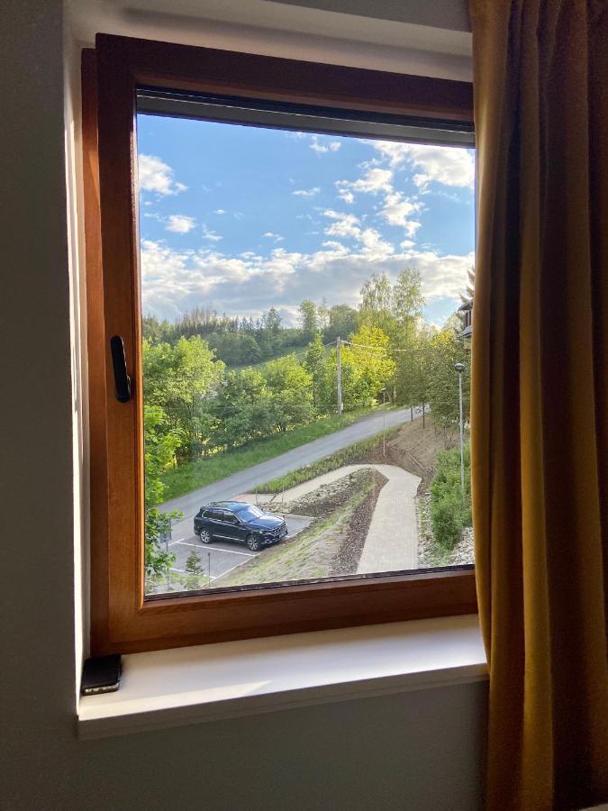 Utulny Apartman V Srdci Krkonos Se Saunou ヤブロネツ・ナト・イゼロウ エクステリア 写真